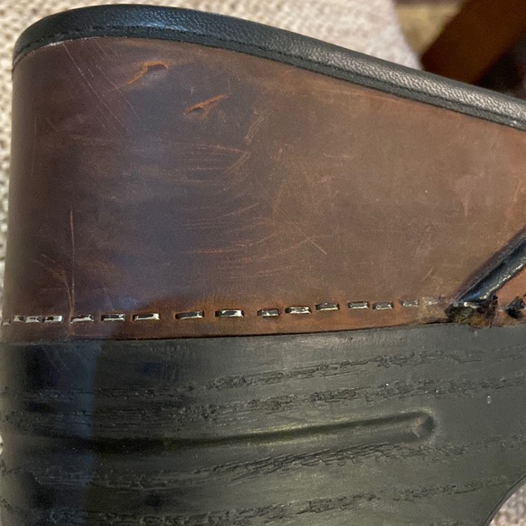 Vintage Dansko Professional Oiled Leather Clogs SZ 46 - Picture 13 of 14